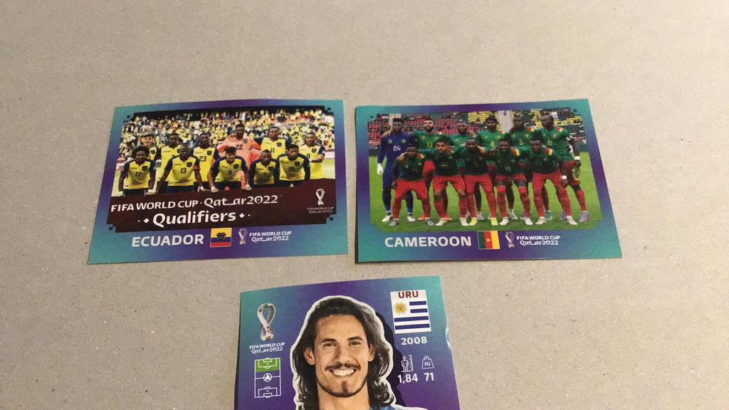 Coupe du monde Panini 2022, Enlèvement ou Envoi, Comme neuf, Plusieurs autocollants