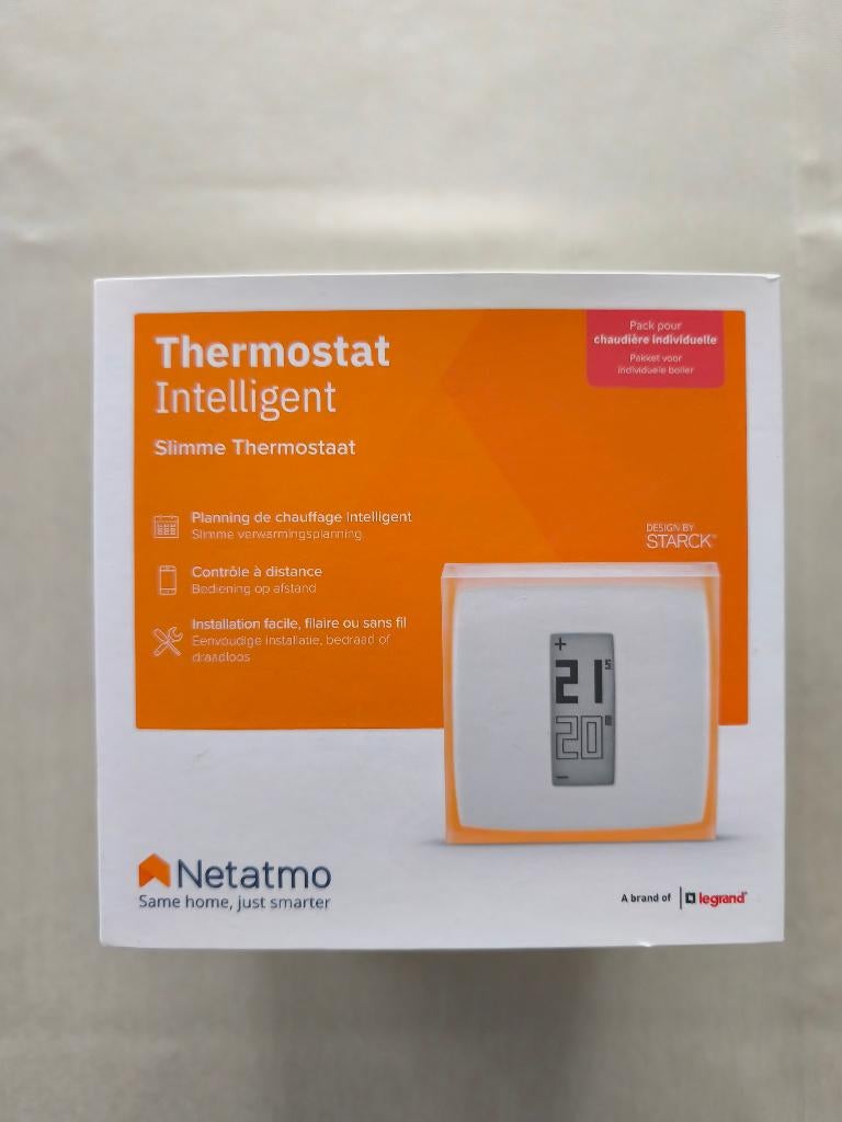 Draadloze Slimme Thermostaat Netatmo NTH01-BE-EC, Ophalen, Slimme thermostaat, Zo goed als nieuw