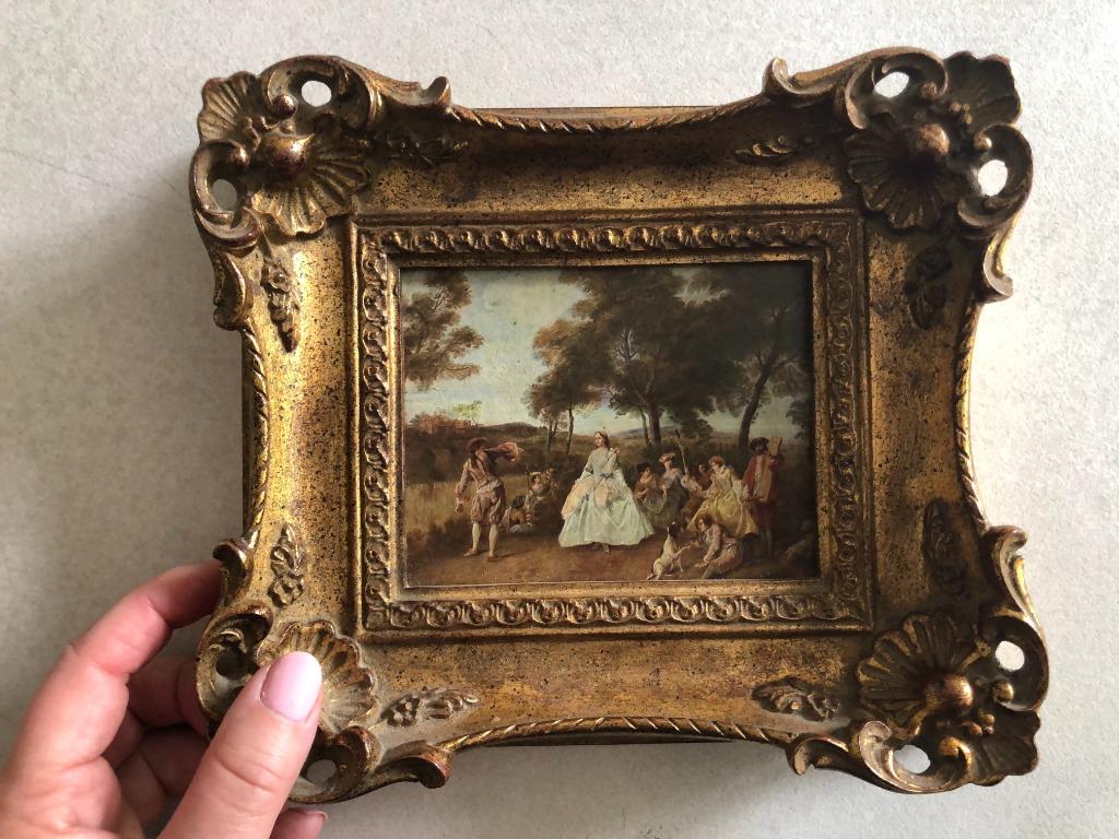 Schilderij miniatuur, Antiquités & Art, Enlèvement ou Envoi