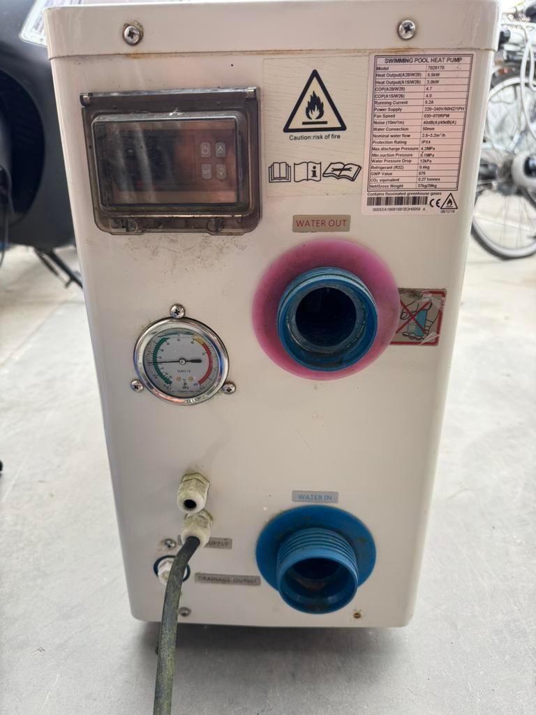 Sunlodge zwembad warmtepomp, Tuin en Terras, Ophalen, Zo goed als nieuw