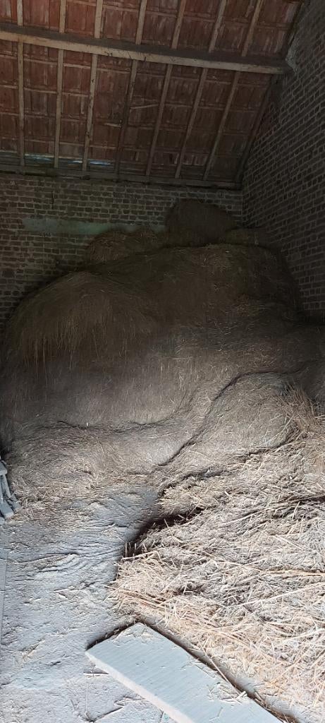 zeer oud stro en hooi, Ophalen