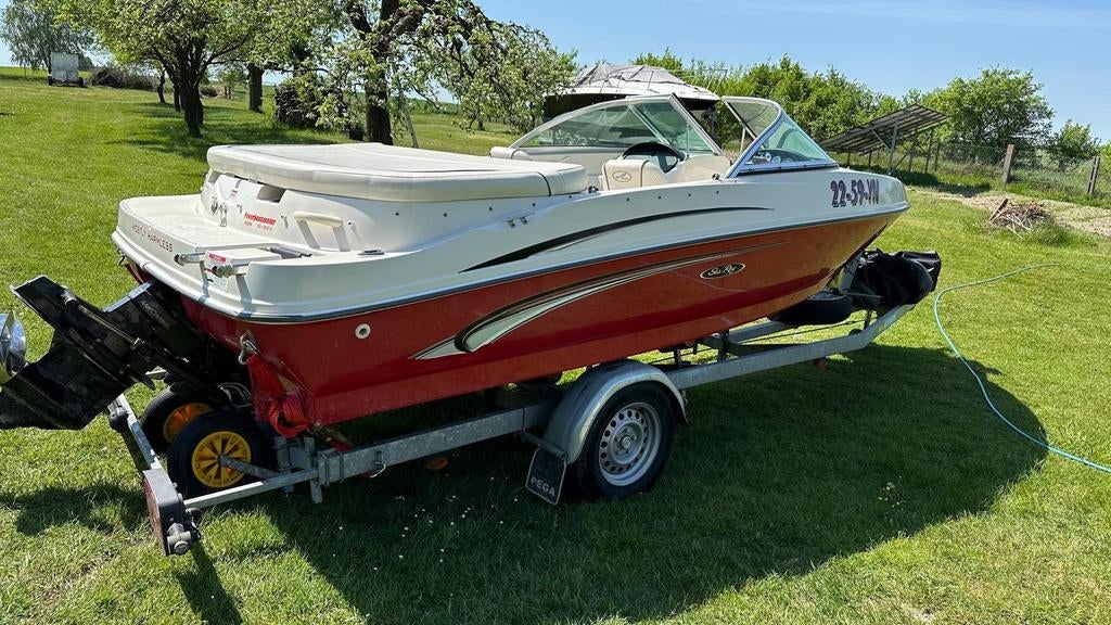Sea Ray 175 – 2008 – Mercruiser 137 pk – incl. trailer, Watersport en Boten, Ophalen