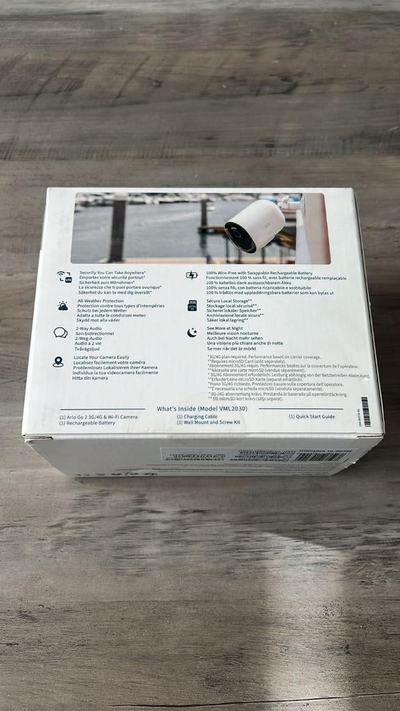 Caméra de vidéosurveillance extérieure Arlo Go 2 – NEUVE, Enlèvement