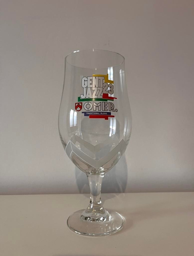 Omer - jazz gent 23, Collections, Enlèvement ou Envoi, Neuf, Verre à bière