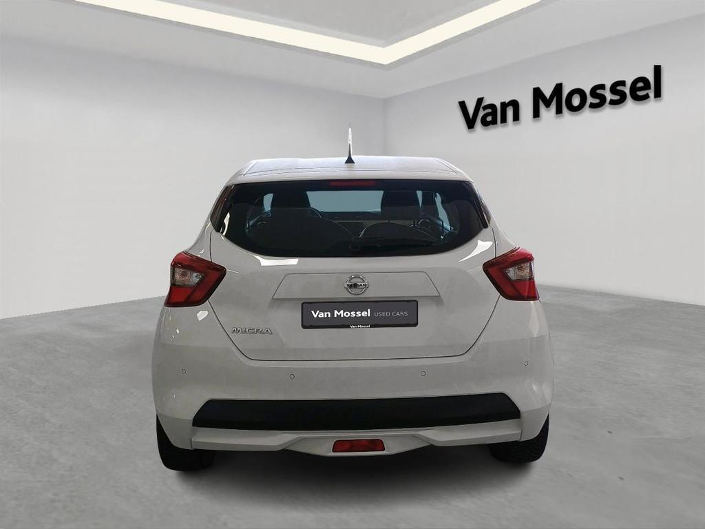 Nissan Micra, Auto's, Nissan, Stof, Gebruikt, Wit, https://public.car-pass.be/vhr/0f3d9f0e-ef3a-4774-9ebc-d888bdd80db3