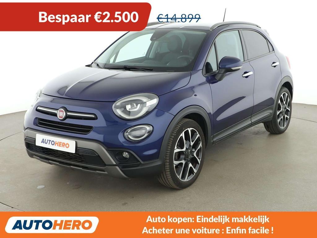 Fiat 500X 1.6 JTDM Cross (bj 2021), Auto's, Fiat, Voorwielaandrijving, Electronic Stability Program (ESP), Blauw, 500X