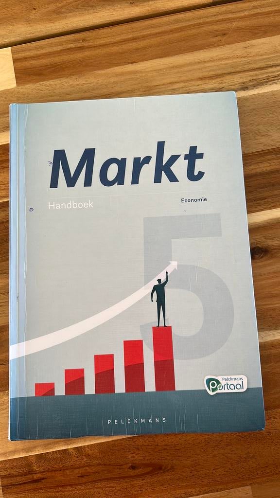 Manuel d'économie de Market 5 (y compris Pelckmans (portail), Livres, Enlèvement, Secondaire, Économie