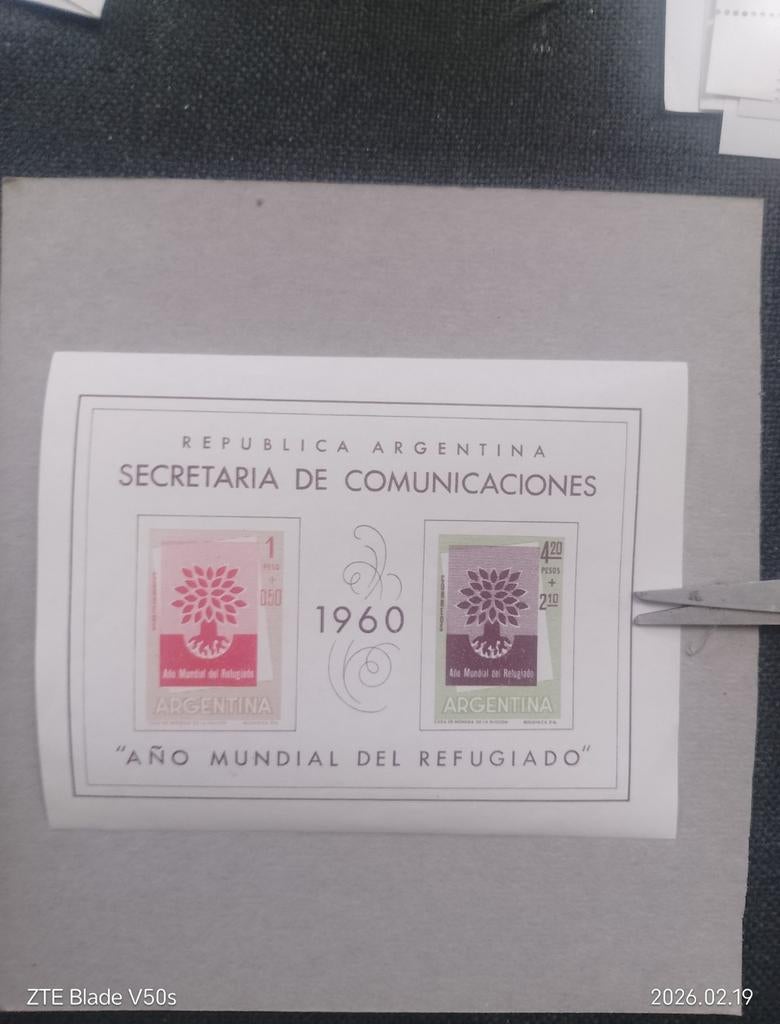 Postzegels comninication 1960 Argentinien, Postzegels en Munten, Postzegels | Thematische zegels, Ophalen of Verzenden