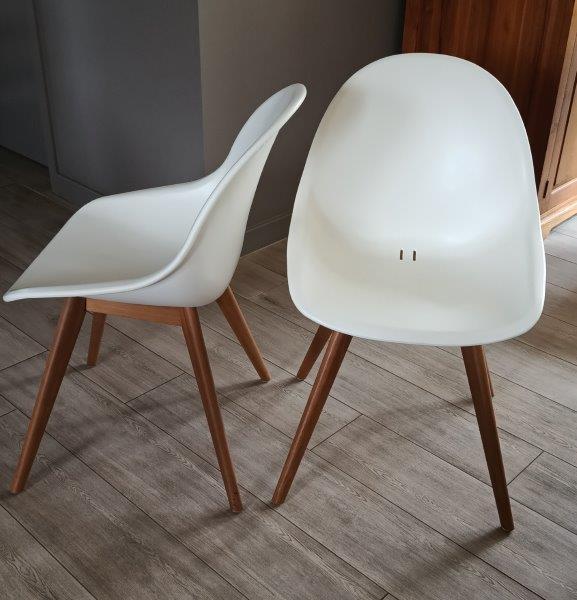 Stoelen eetkamer/keuken/veranda, Huis en Inrichting, Stoelen, Gebruikt, Wit, Vijf, Zes of meer stoelen, Ophalen