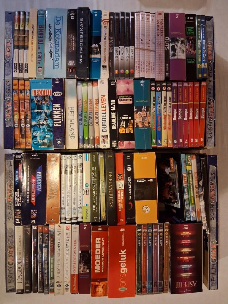 Vlaamse topseries op dvd, vrt / vtm, uitkiezen, Tous les âges, Coffret, Comme neuf, Action et Aventure