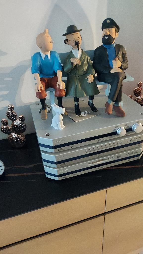 Figurines  tintin  capitaine  hadock et tournesol, Collections, Enlèvement ou Envoi, Tintin, Neuf, Statue ou Figurine