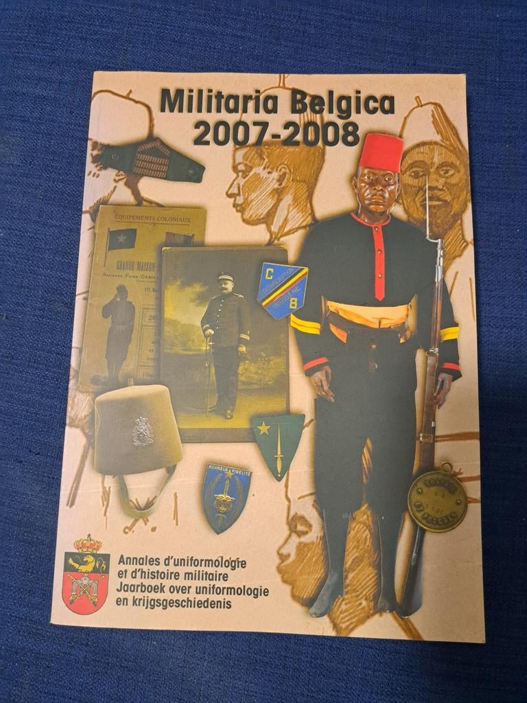 ABBL Congo Force Publique Militaria Belgica, Collections, Enlèvement ou Envoi