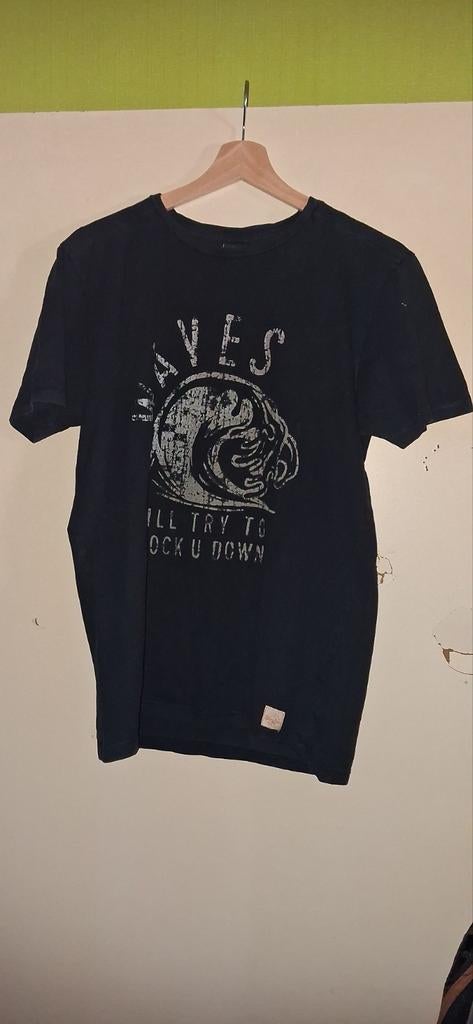 Vintage T-shirt van Springfield, Kleding | Heren, T-shirts, Ophalen, Blauw, SPRINGFIELD., Gedragen