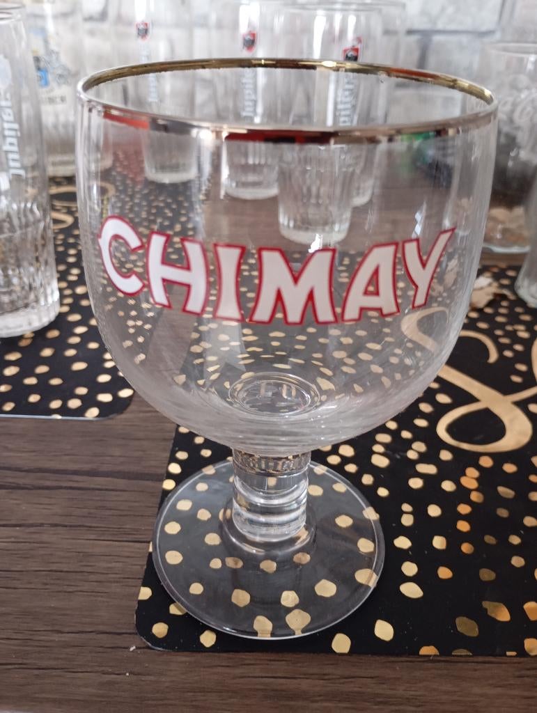 6 verres Chimay, Enlèvement, Neuf, Verre à bière