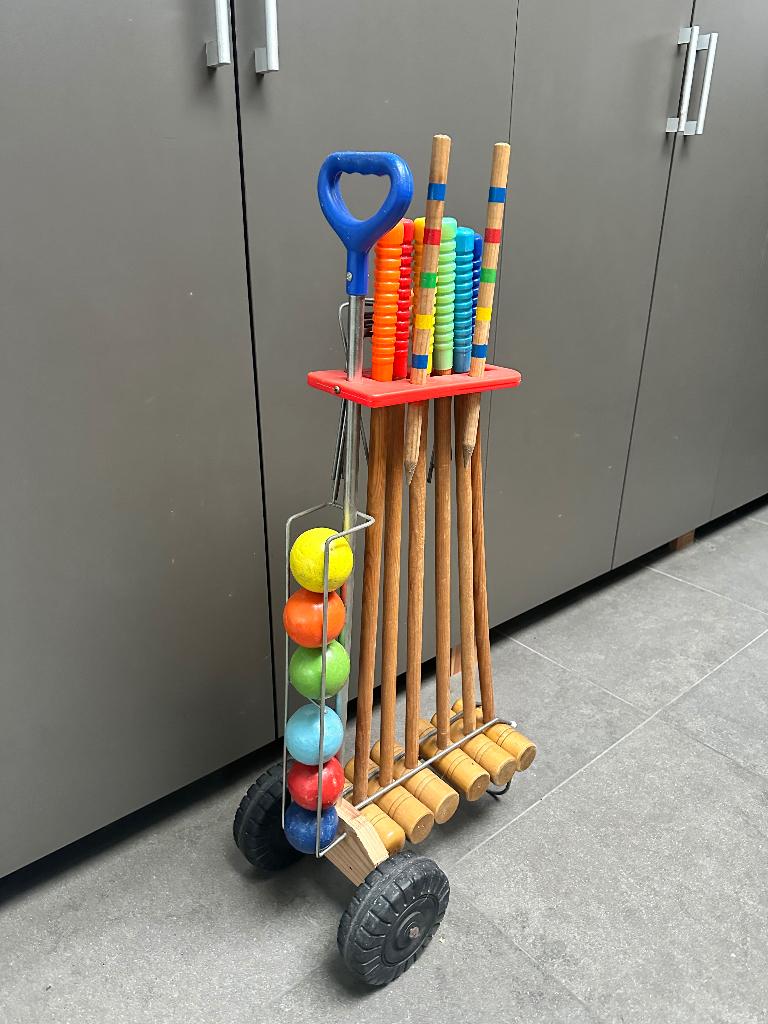 Jeu de jardin Polo en matériau de qualité, Enlèvement, Comme neuf