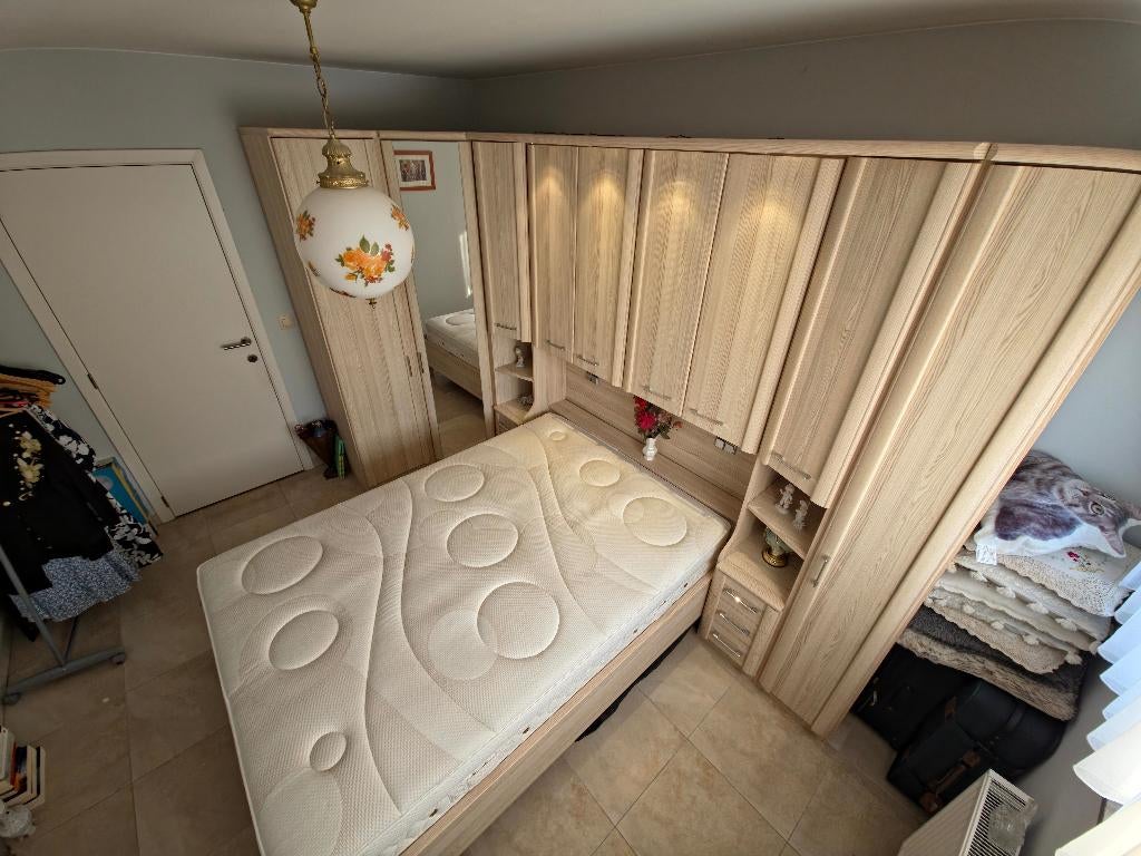 slaapkamer, Huis en Inrichting, Slaapkamer | Complete slaapkamers, Ophalen, Zo goed als nieuw, Tweepersoons, Landelijk