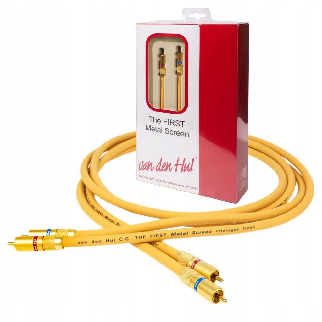 Van den Hul The first metal screen RCA 1m NIEUW, Audio, Tv en Foto, Ophalen, Nieuw, Minder dan 2 meter, Interlink-kabel