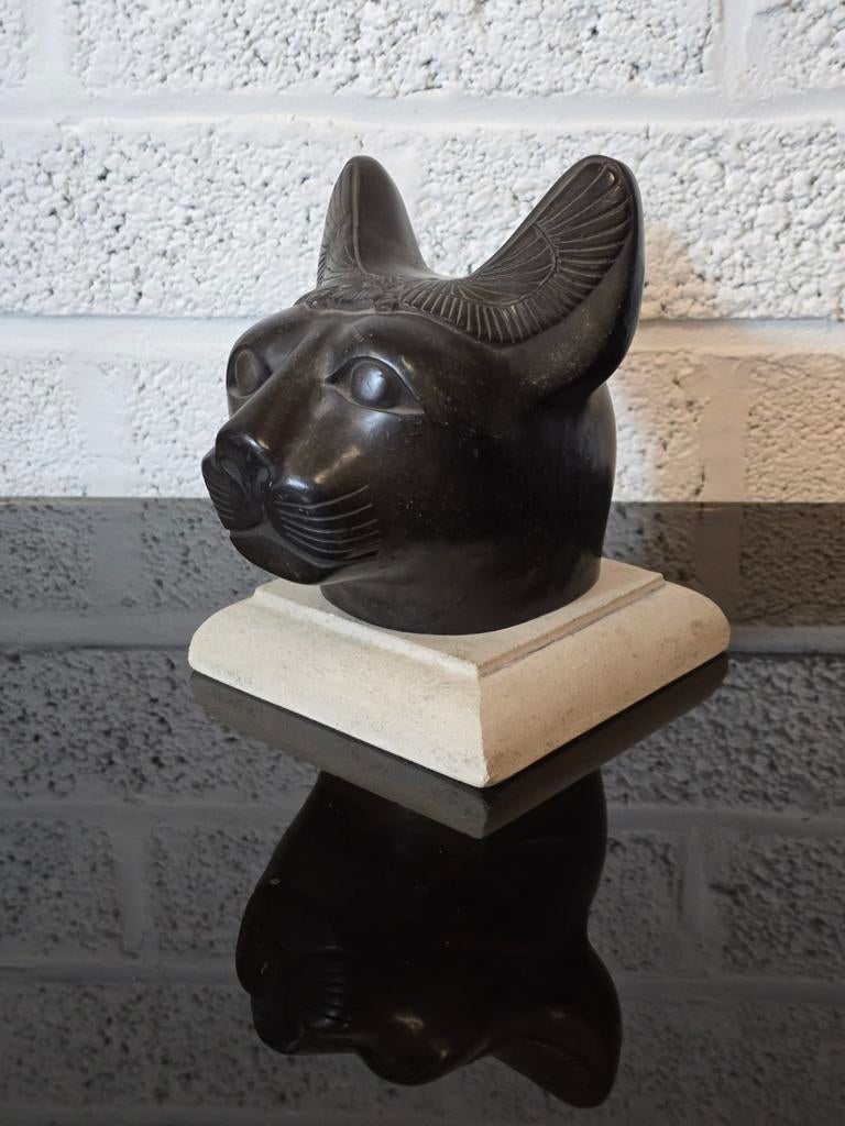 Statue art déco sphinx (basalte), Antiquités & Art, Enlèvement