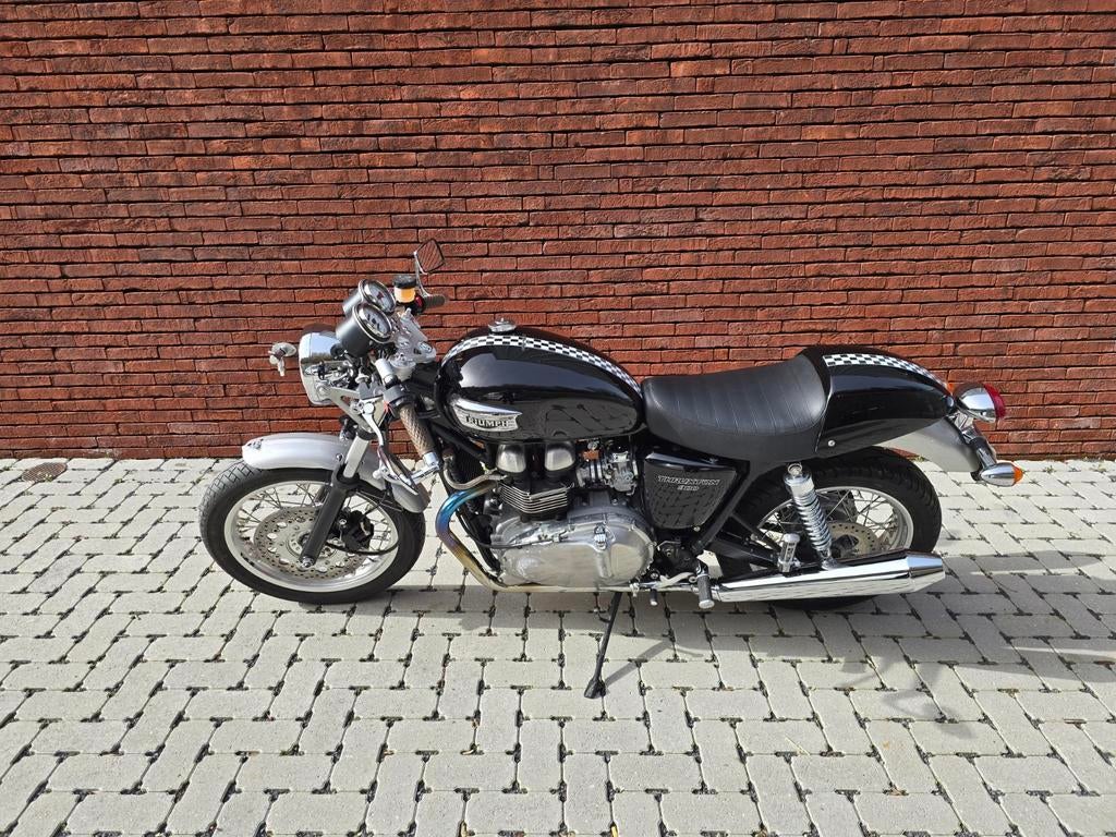 Triumph Thruxton 900 – 865cc – 2007 – 12 300 km, Motos, Motos | Yamaha, Particulier, Sport, Échappement sport, Enlèvement