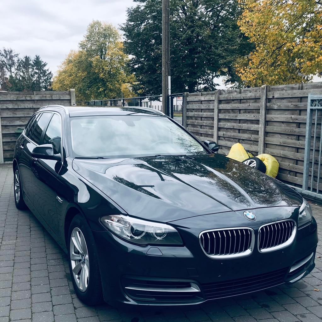 BMw 518d , maart 2015, 148.000 km, Auto's, BMW, Particulier, Trekhaak, Bruin, Leder, Ophalen