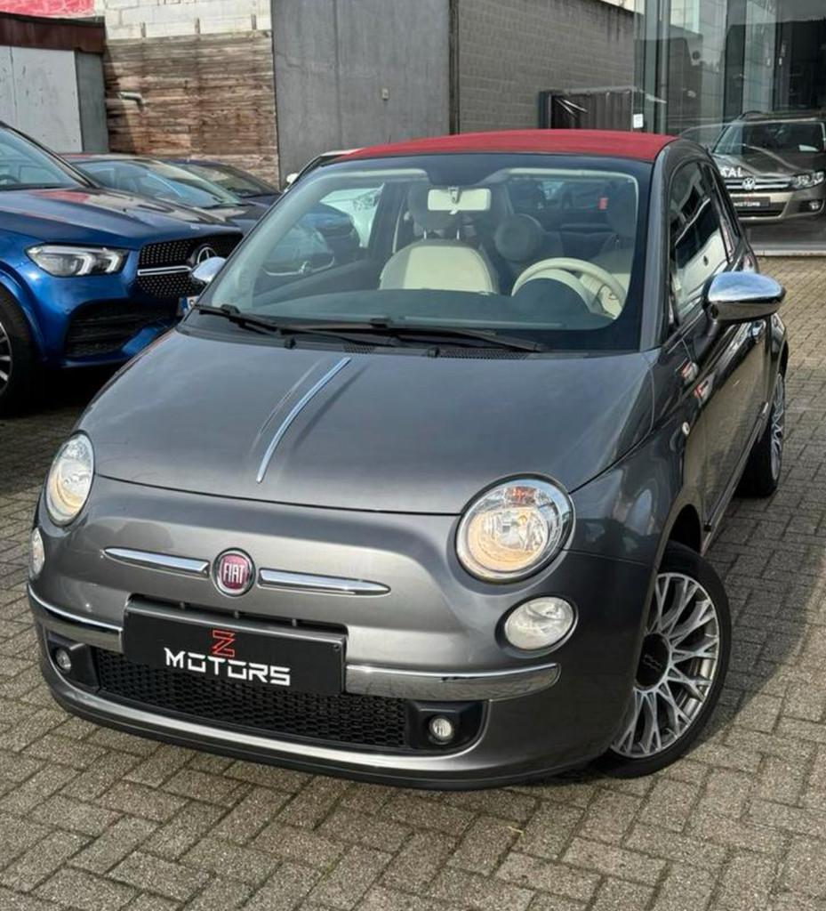 Fiat 500 Cabrio | Benzine | Euro 6B, Auto's, Fiat, Lederen bekleding, 4 zetels, Gebruikt, Cabriolet