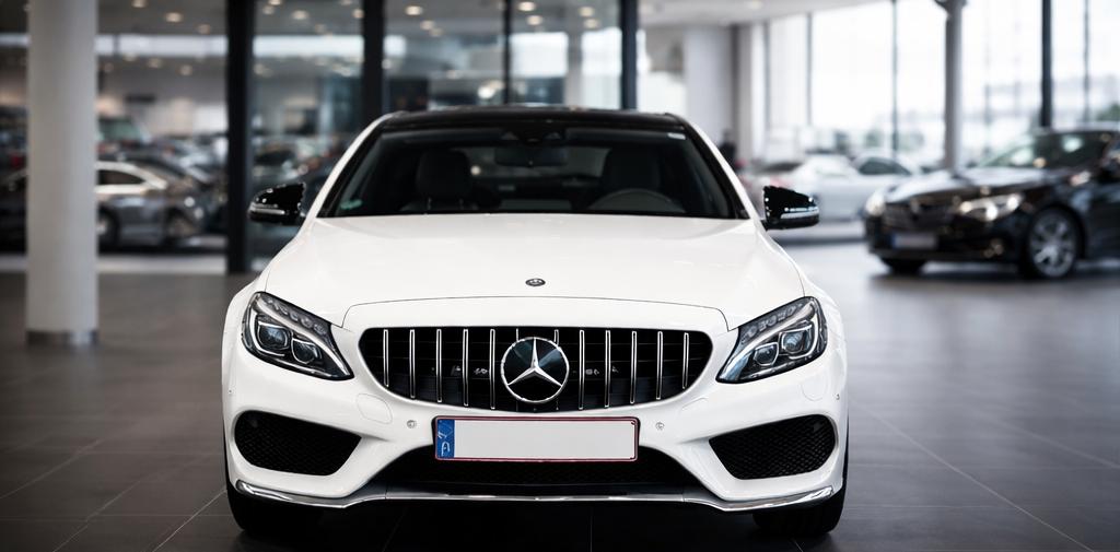 Mercedes C220d AMG line, Auto's, Automaat, 4 deurs, Achterwielaandrijving, 4 cilinders