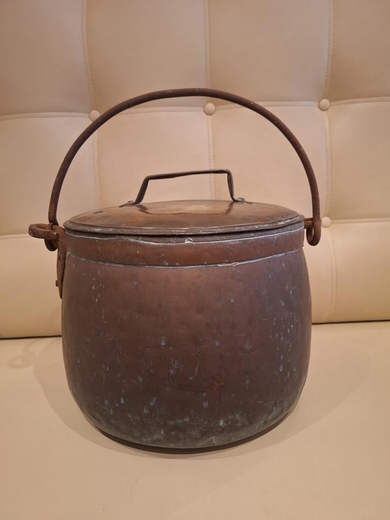 Koperen ketel, Antiek en Kunst, Ophalen of Verzenden