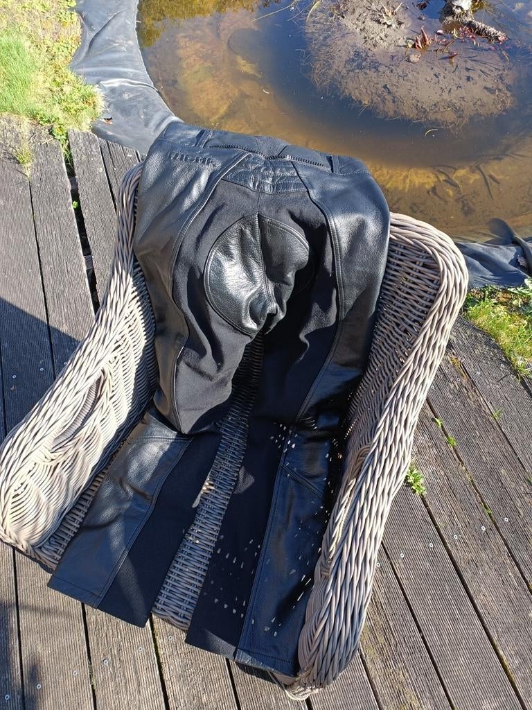 Lederen motorbroek richa, Motoren, Ophalen of Verzenden