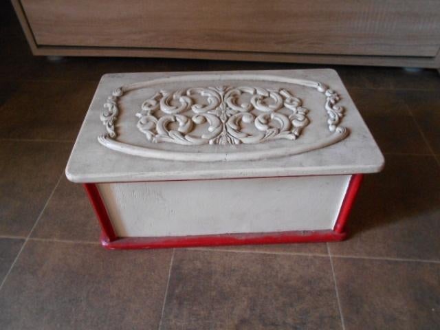 Belle vieille boîte en bois, Enlèvement ou Envoi, Utilisé