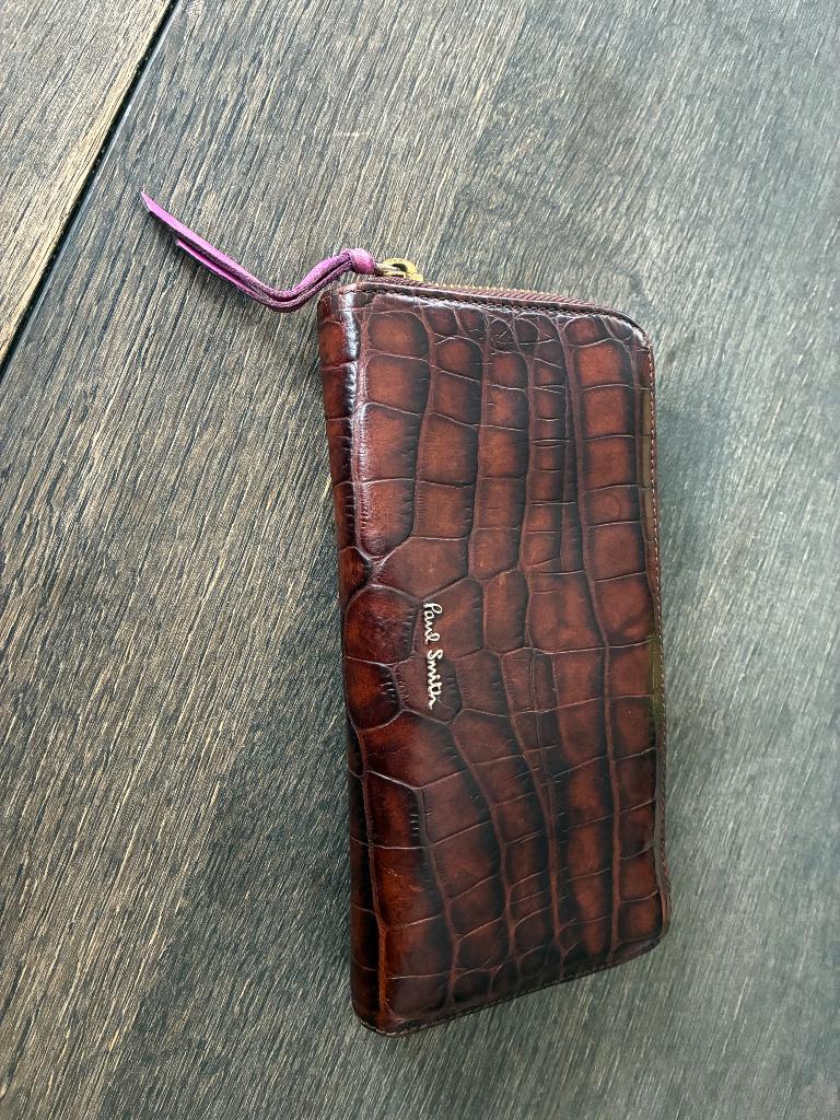 Portefeuille Paul Smith, Handtassen en Accessoires, Overige merken, Gebruikt, Bruin, Ophalen of Verzenden