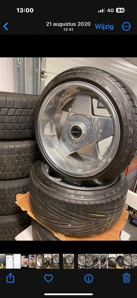 Borbet A. E3.0 4x100 chromé, Vélos & Vélomoteurs, Pièces de cyclomoteur | Général, Enlèvement, Comme neuf