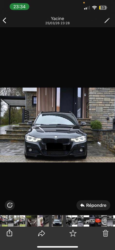 Bmw serie 318d pack m euro 6, Auto's, BMW, Particulier, Euro 6, Ophalen