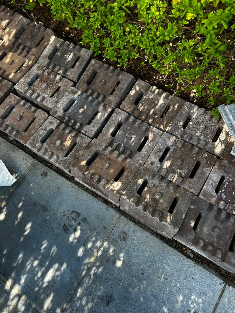 Vuurvaste stenen, Tuin en Terras, Grind, Keien en Split, Ophalen, Gebruikt, Bruin, Overige typen