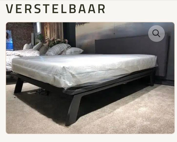 Auping bed 160 elektrisch verstelbaar aan hoofd en voeteinde, Ophalen, Zo goed als nieuw, 160 cm