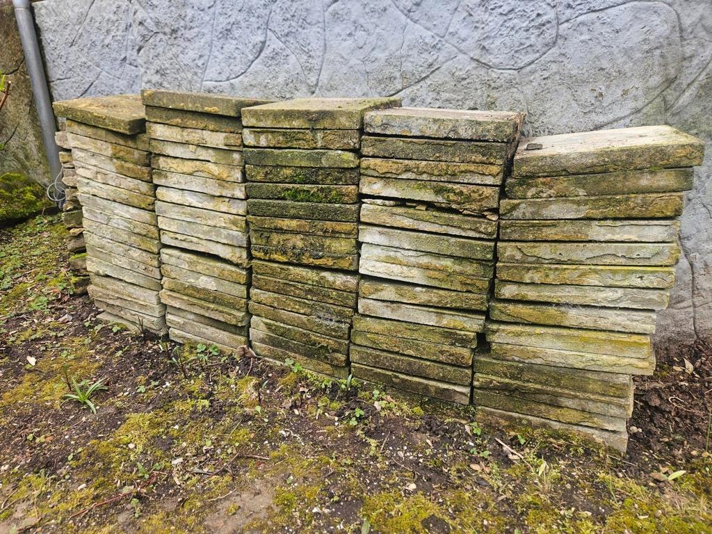 Dalles de rue à donner, Jardin & Terrasse, Pavé & Dalles, Enlèvement, Utilisé, 5 à 10 m², Autres types