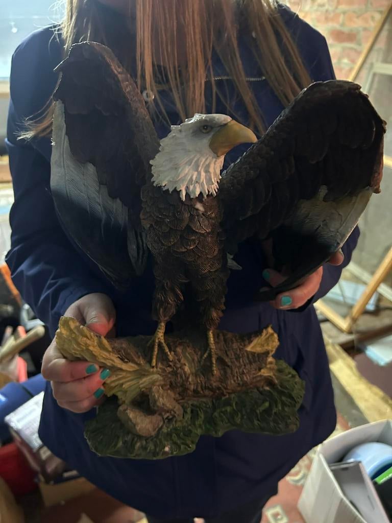 Statue d'aigle, Enlèvement ou Envoi, Comme neuf, Animal