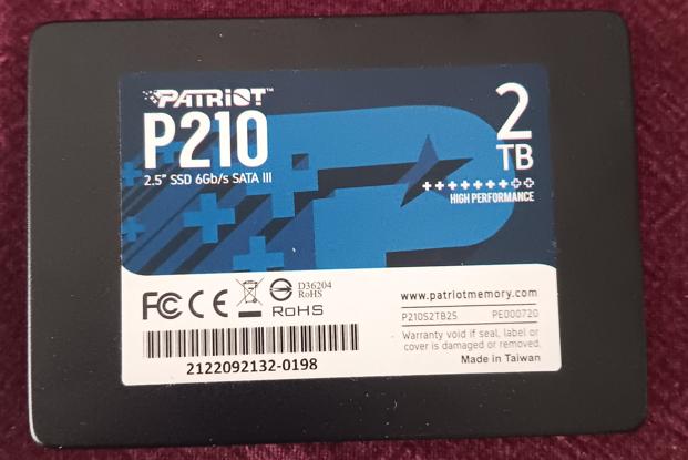 Patriot P210 SSD 2TB SATA III interne harde schijf 2,5 inch, Nieuw, Ophalen of Verzenden, 2tb, SSD
