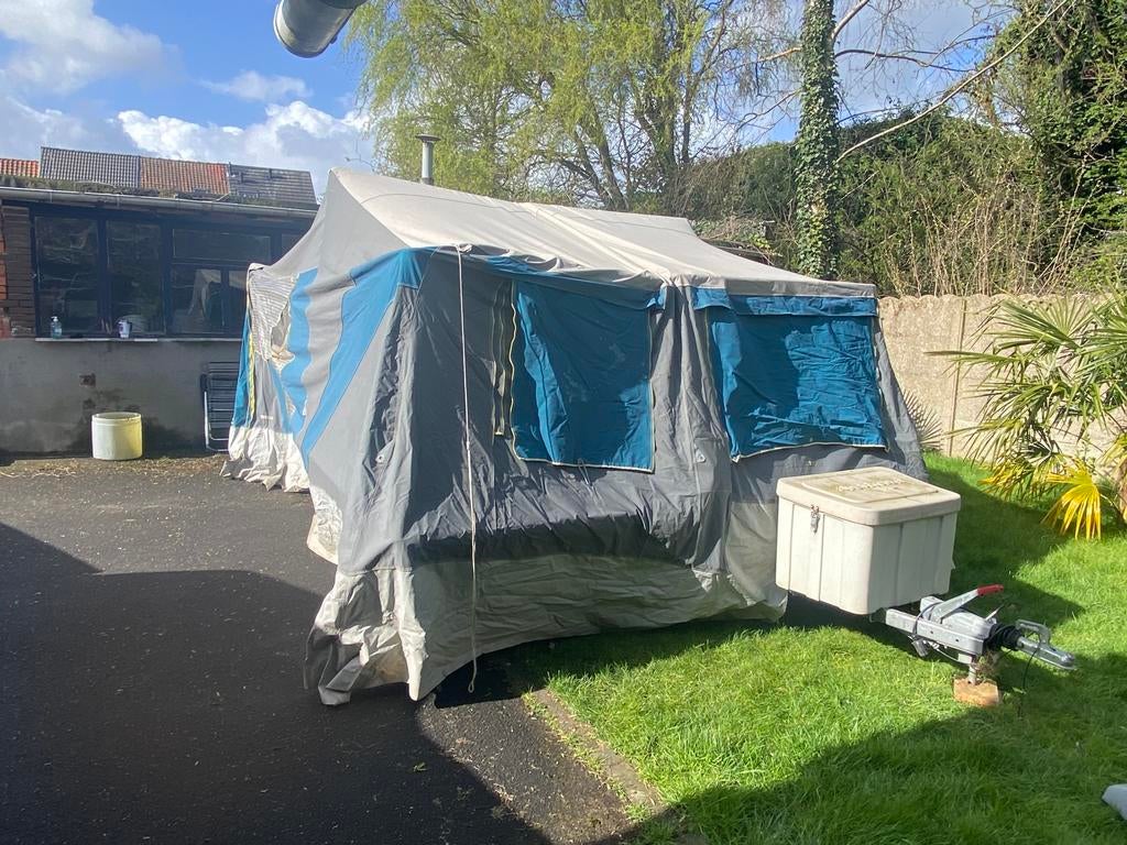 Vouwwagen Trigano Odysee, Ophalen, Trigano, Aanwezig, Grijs