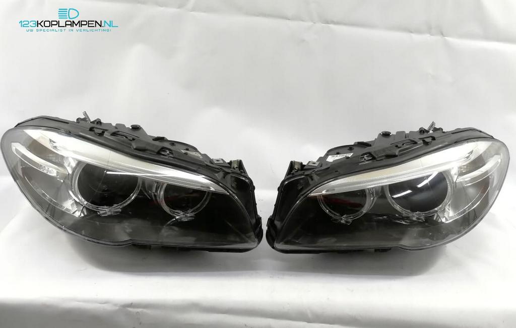 BMW 5 Serie LCi F10 F11 Xenon LED koplamp koplampen, Gebruikt, -, Verzenden, -