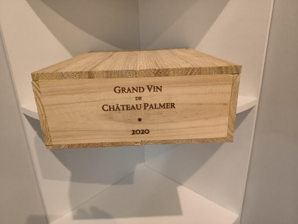 3 x Château PALMER 2020 dans une caisse, Enlèvement ou Envoi