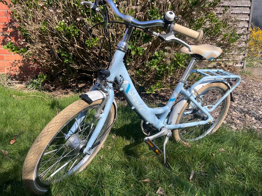 Kinderfiets Puky Lichtblauw meisjes, Fietsen en Brommers, Ophalen, Zo goed als nieuw, 20 inch of meer