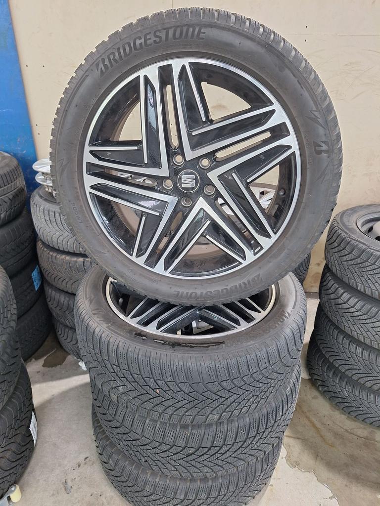 Seat Tarraco Winterset 19 Inch Origineel, Gebruikt, -, -, Banden en Velgen