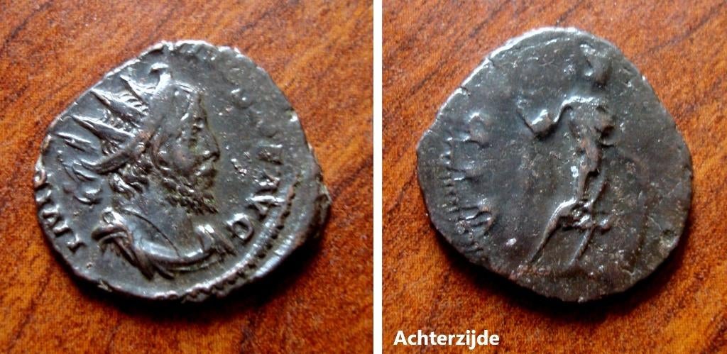 Romeinse munt keizer Victorinus (269-271 ac.), Envoi, Italie, Monnaie en vrac
