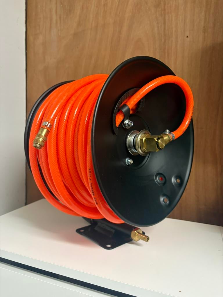 Compact Haspel met 25 m Slang, Ophalen