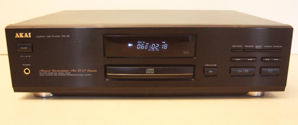 Akai CD-19 CD-Speler / Met Random Functie, Audio, Tv en Foto, Cd-spelers, Ophalen of Verzenden, Zo goed als nieuw