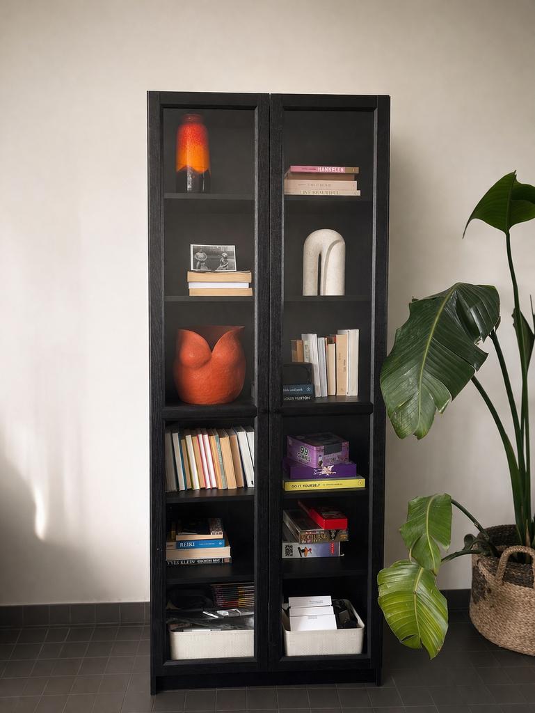 Boekenkast BILLY / OXBERG, Ophalen, 200 cm of meer, 50 tot 100 cm, 25 tot 50 cm