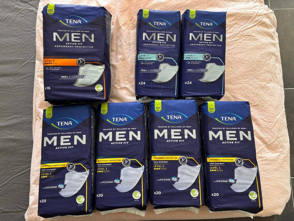 TENA MEN incontinentie materiaal, Diversen, Verpleegmiddelen, Nieuw, Ophalen of Verzenden
