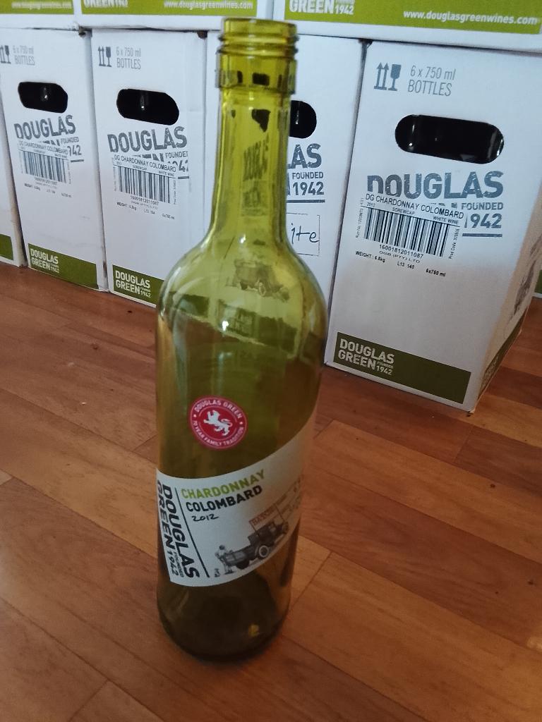 lege wijnflessen, Verzamelen, Wijnen, Gebruikt, Witte wijn, Ophalen