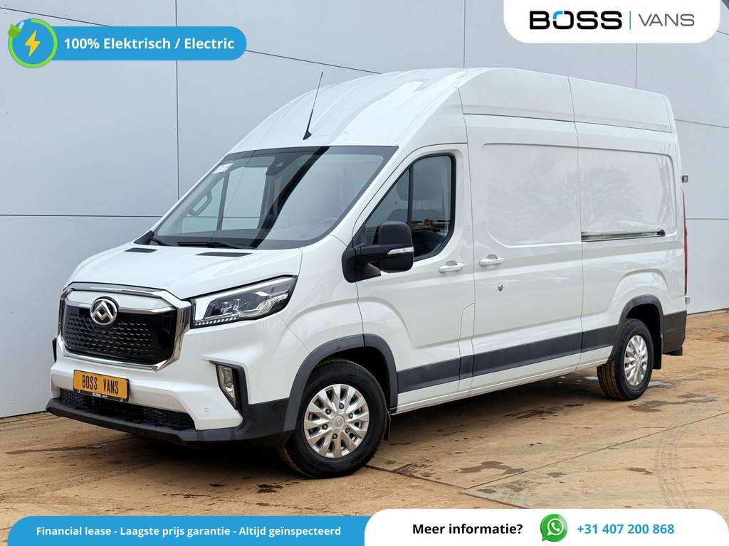 Maxus eDeliver 9 L3H3 89 kWh L3H3 Pakketbus Delivery Van 398, Auto's, Stof, Gebruikt, Zwart, Maxus