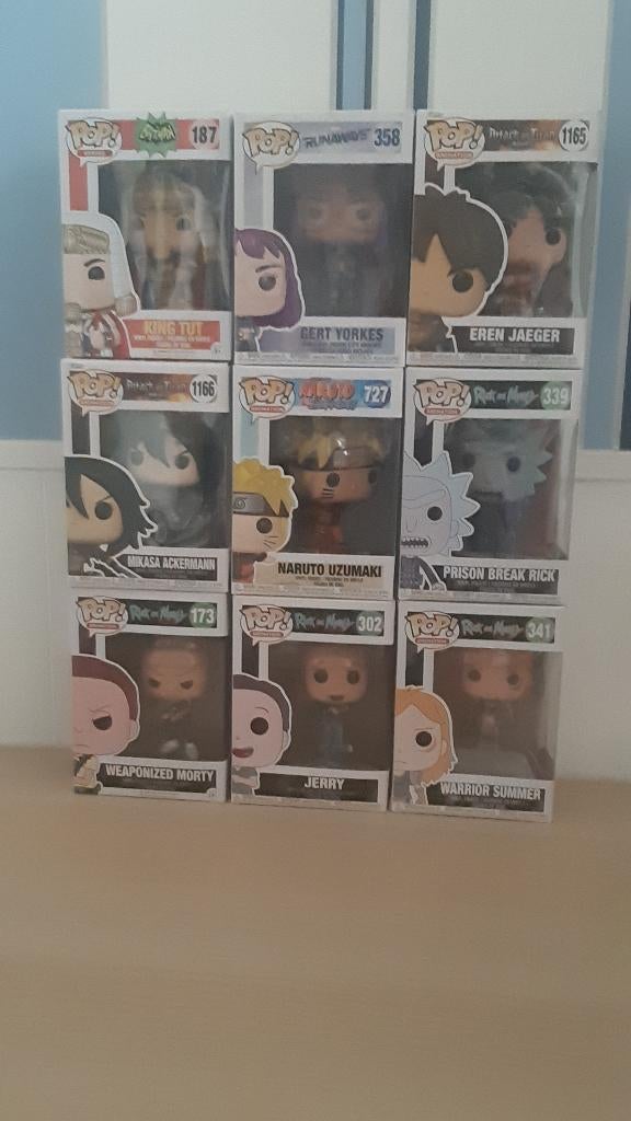 Funko Pop, Collections, Jouets miniatures, Comme neuf, Enlèvement